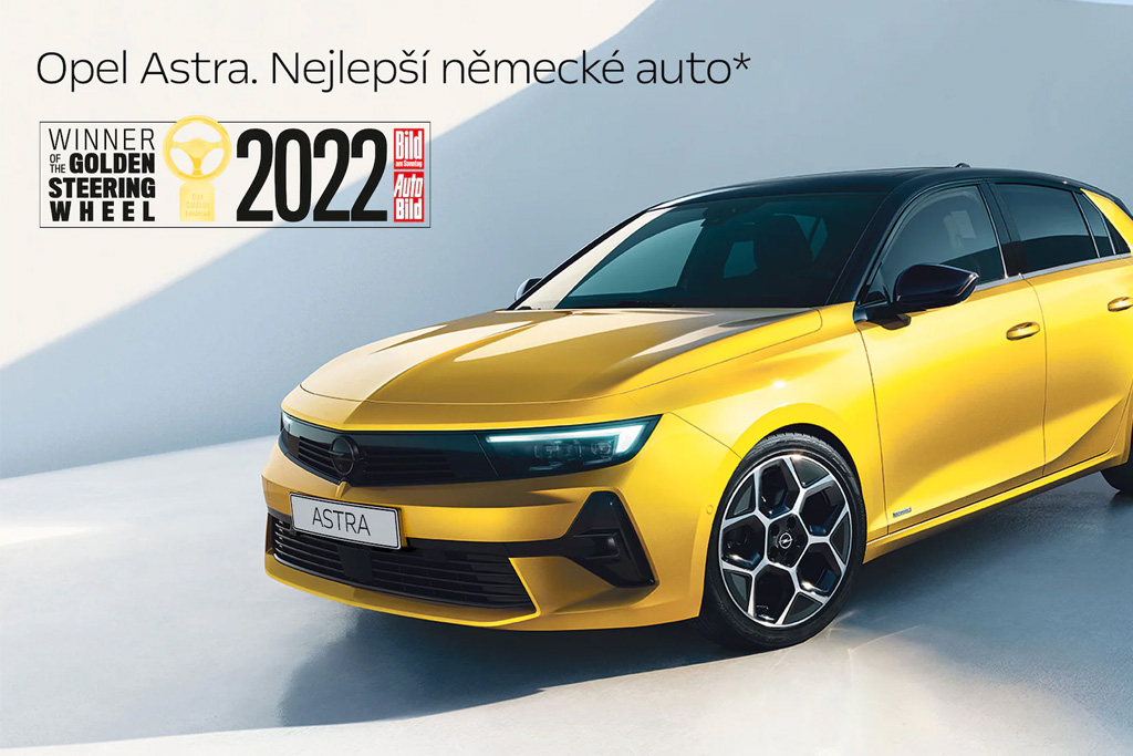 Nový Opel Astra je víťazom ankety „Zlatý volant 2022“